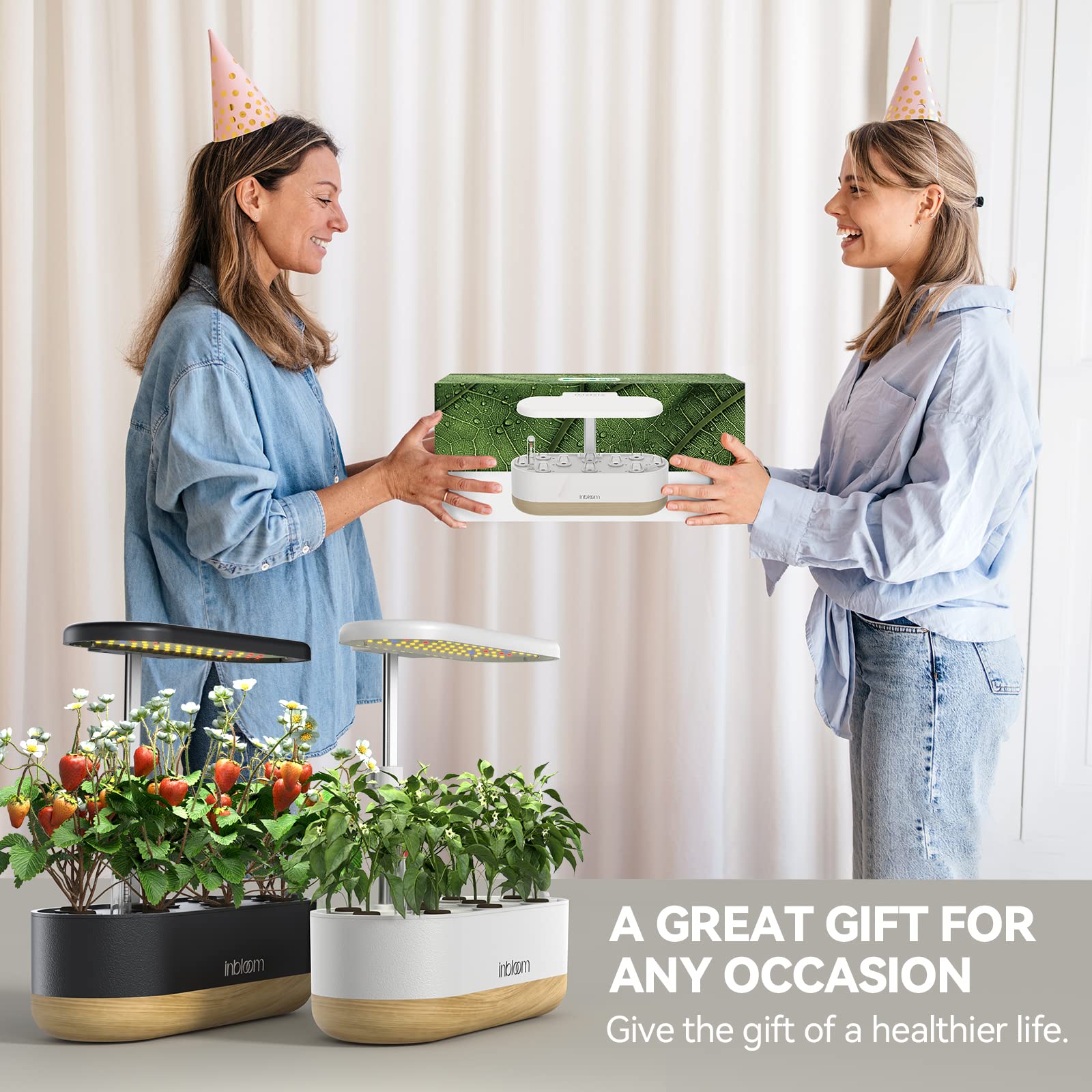 inbloom Hydroponic Growing System 10 Pods, Indoor Herb Garden