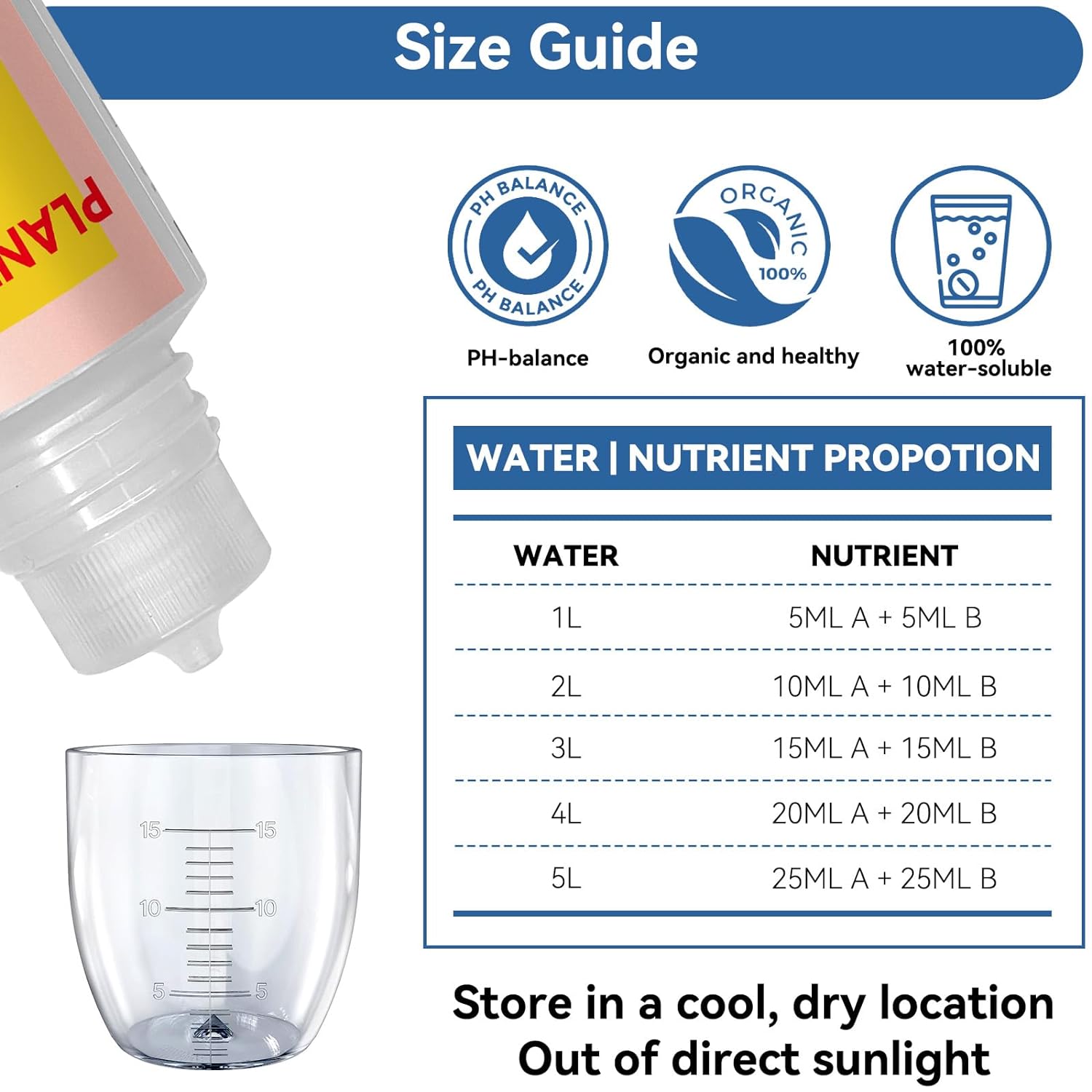 Ibloom Hydroponic Nutrients，Hydroponics Plant Food A&amp;B for Aerogarden